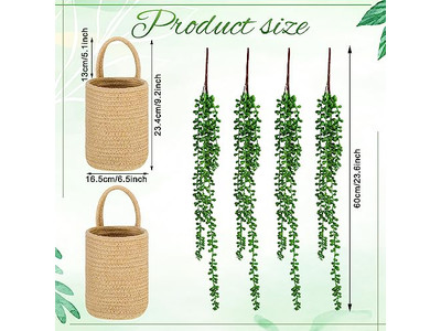 Handgefertigte Rattan-Wanddekor Heim- und Wohnaccessoires