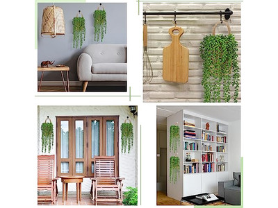 Handgefertigte Rattan-Wanddekor Heim- und Wohnaccessoires